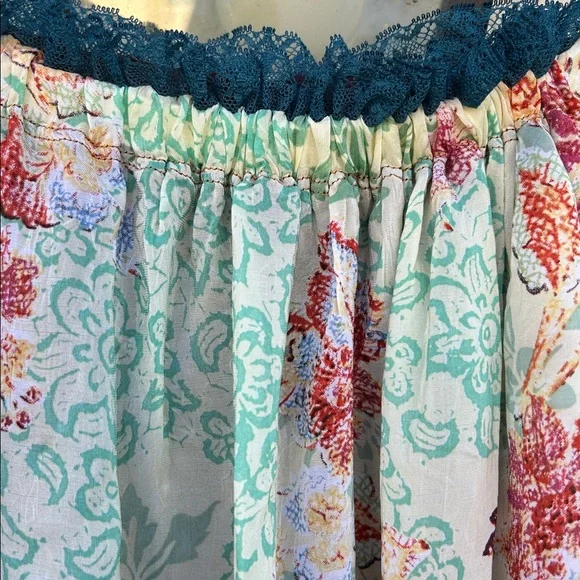 JOHNNY WAS Tiered Boho Maxi Skirt w/ Pockets - Picture 4 of 11